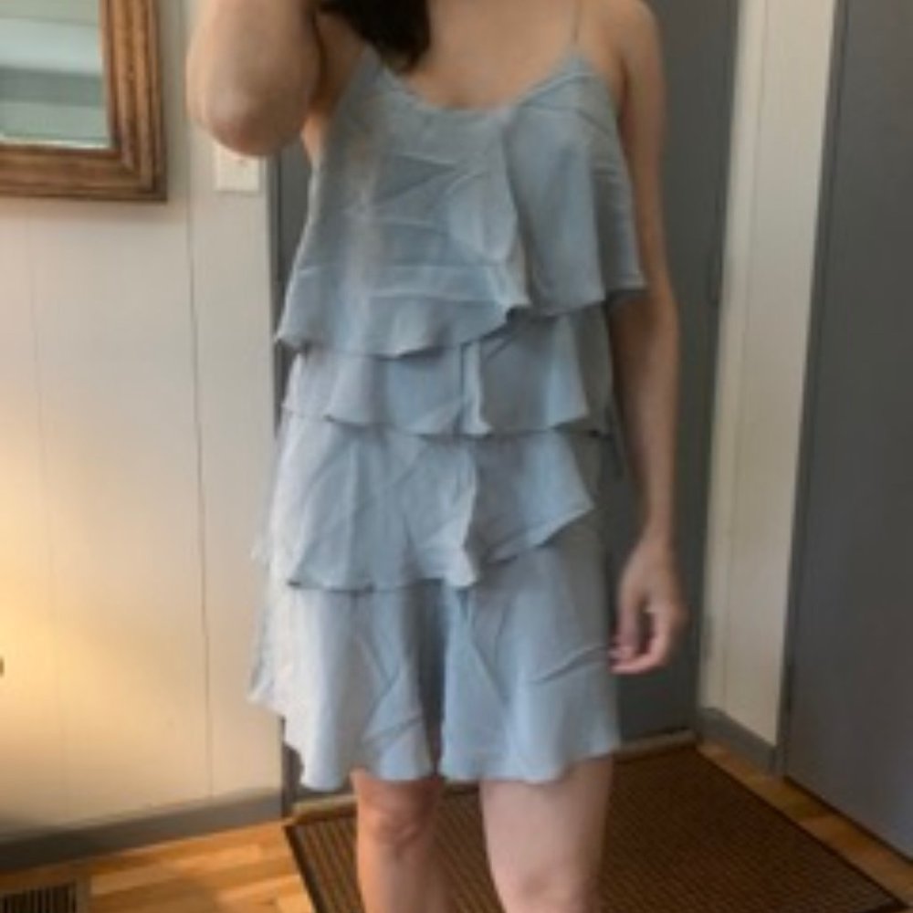 Top shop ruffle-tiered dress